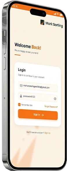 mark-sorter-login-page
