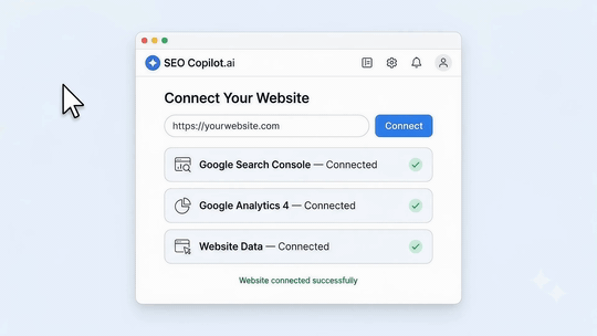 Connect the website